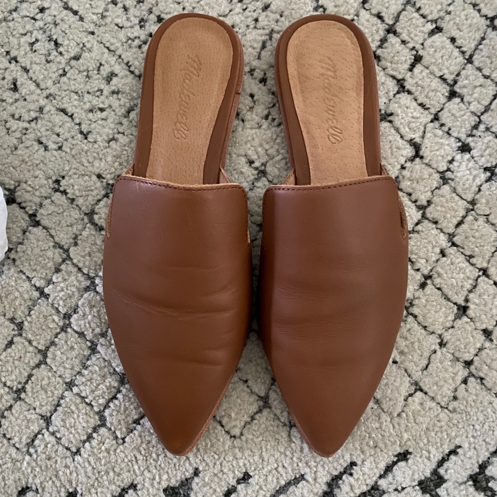BRAND NEW Madewell Gemma mule in leather 7.5